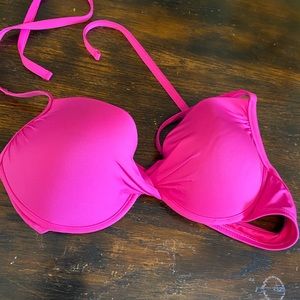 Hot pink bikini top